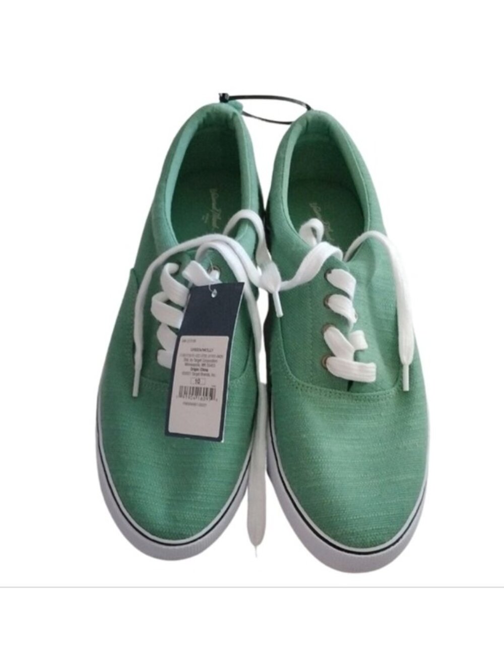 Universal Thread Women's Vulcanized Molly Sneakers, Green, size 10